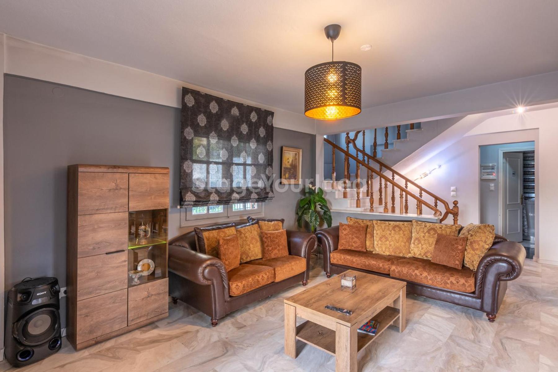 Τraditional Fully Detached Villa On A Luxurious Hillock Of Thessaloniki With Its Own Garden Also For Family & Wedding Gatherings For 10 To 25 People Only 15 Minutes From Airport Luaran gambar