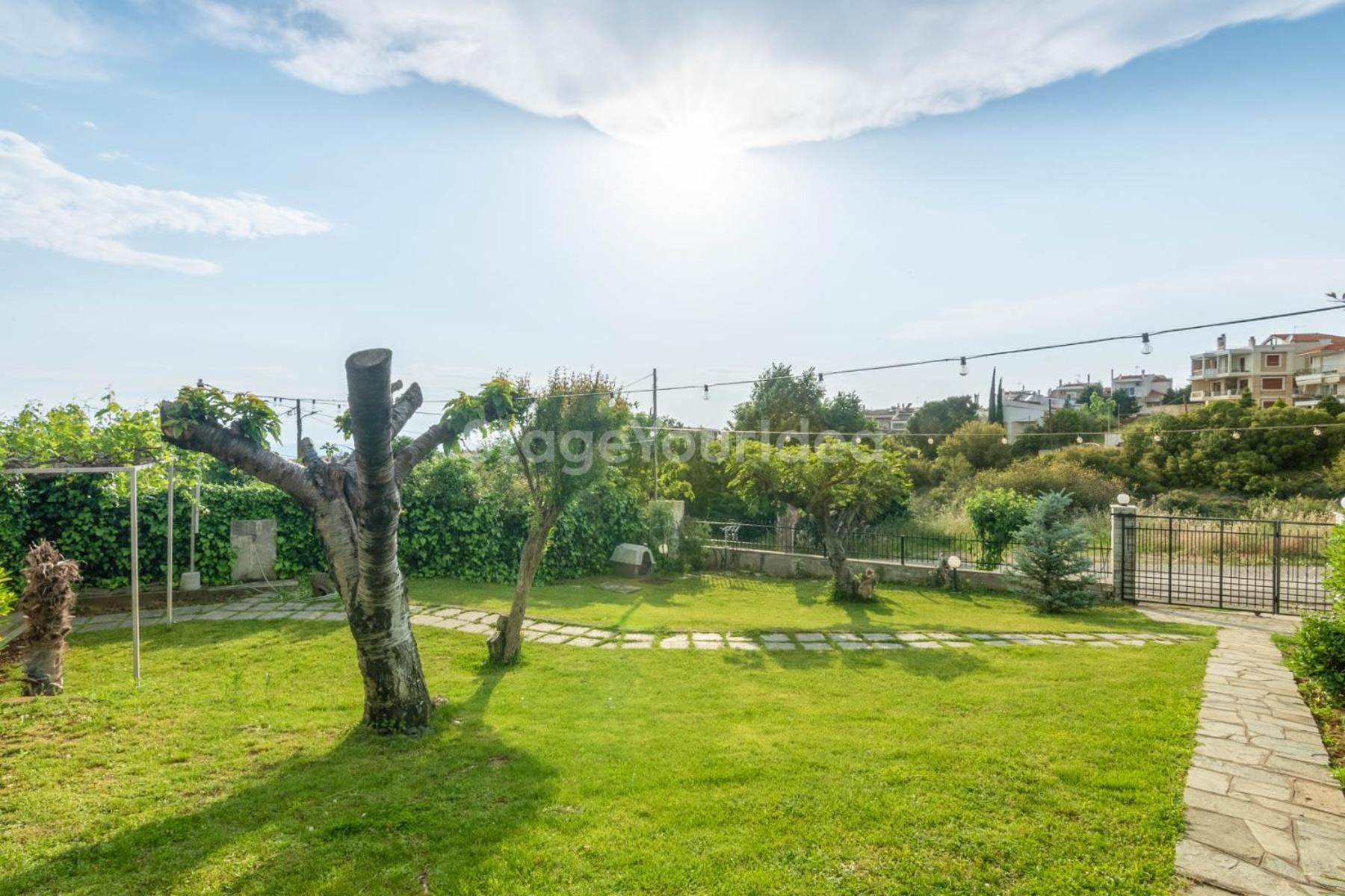 Τraditional Fully Detached Villa On A Luxurious Hillock Of Thessaloniki With Its Own Garden Also For Family & Wedding Gatherings For 10 To 25 People Only 15 Minutes From Airport Luaran gambar